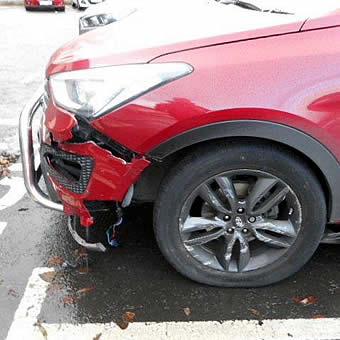 Hyundai Santa Fe Depreciation in value after accident