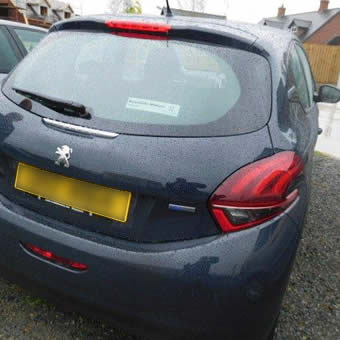 Peugeot 208 Depreciation in value after accident